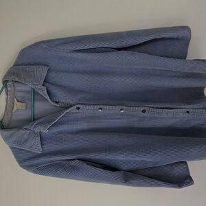 J. Jill Blue Button Down Shirt